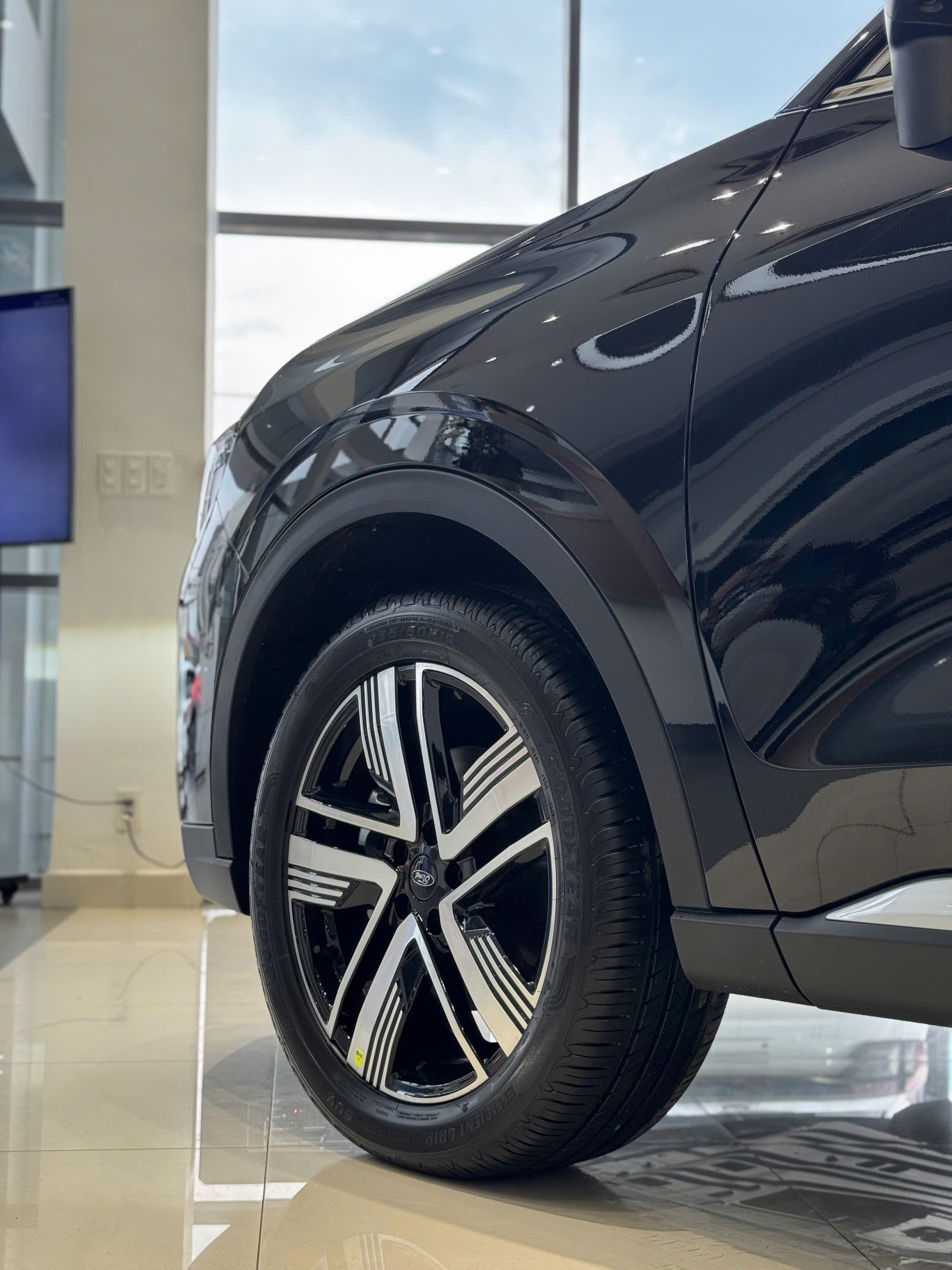 mâm xe ford territory titanium x màu đen